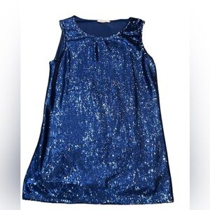 Camaieu Sequenced Midnight Blue Women Top